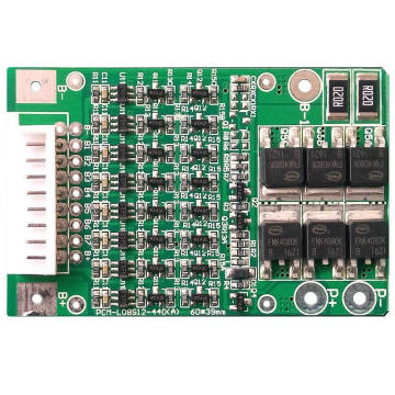 5s-8s 12A PCM BMS for 28.8V 29.6V Li-ion/Lithium/ Li-Polymer 24V 25.6V LiFePO4 Battery Pack Size L60*W39*T14mm (PCM-L08s12-440)